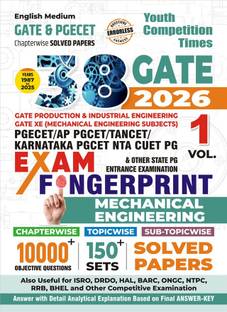 38 Gate and Pgecet Exam Fingerprint (Mechanical Engineering) English Medium Voi-1 Chapterwise Solved Papers