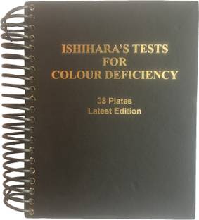 Ishihara's Vision Test Book For Colour Deficiency 38 Plates (Latest Edition)