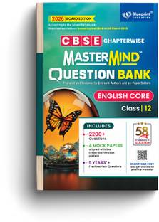 Mastermind CBSE Question Bank Class 12 English Core Exam 2026 With 4 Sample Papers
