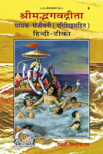 Shrimad Bhagvadgita Sadhak Sanjeevani, Large Size, New And Deluxe Edition Book (Code 6)