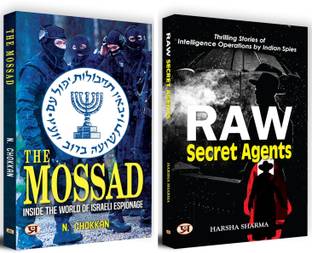 The Mossad: Israeli Espionage + Raw Secret Agents: Indian Spies | Set Of 2 Books