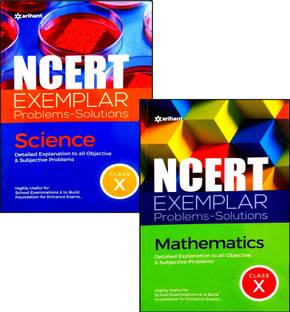 (Combo Pack) Arihant 10th NCERT Exemplar Problem Solution Science And Mathematics (Detailed Examplation To All Objective And Subjective Problems)
