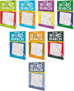 Sawan Present Set Of 8 Graded Word Search | Graded Word Search-1 To 8