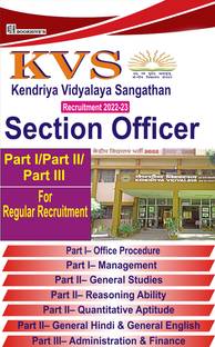 KVS Section Officer Recruitment 2022-2023 (Kendriya Vidyalaya Sangathan) Set Of 7 Books