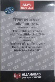 The Rights Of Persons With Disabilities Act, 2016 Alongwith The Rights Of Persons With Disabilities Rules, 2017 (Diglot)
