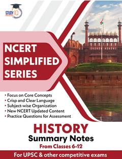 NCERT Simplified Series History Notes Class 6-12 (New) For UPSC, State PSC And Other Competitive Exams 2025