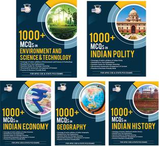 1000+ MCQs For UPSC Civil Services Exam, Indian Polity, Modern History, Geography, Environment And Science & Technology & Economy For State PCS Exams