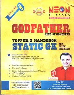 Godfather King Of Concepts Topper's Handbook Static Gk For Quick Revision (English Version)