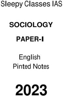 Sleepy IAS Sociology Optional Printed Notes Of Paper 1 English For Mains 2023