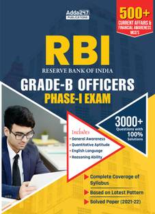 RBI Grade-B Officers Phase-I Exam 2023 (English Printed Edition) By Adda247