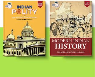 Modern Indian History & Indian Polity For UPSC CSE 2025 Prelims & Mains (Set Of 2)