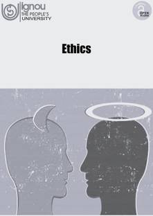 Ethics Book Copy By Ignou Peope's University
