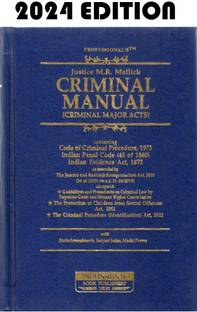 PROFESSIONAL'S CRIMINAL MANUAL (Cr.P.C., I.P.C. And Evidence) 2024 EDITION (POCKET SIZE)