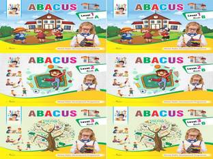 Abacus Book Level 1 To 3 (Total 6 Book A+B)