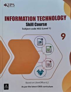 Information Technology Skill Course Level -1 For Class 9 - CBSE - Examination 2024-25