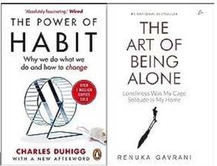 The Art Of Being Alone + The Power Of Habit (2 Books)
