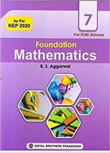 ICSE Foundation Mathematics For Class 7 Examination 2023-24