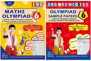 V&S Publishers IMO (Mathematics Olympiad Guidebook And Sample Papers) Olympiad Combo Class 6 (Set Of 2 Books)