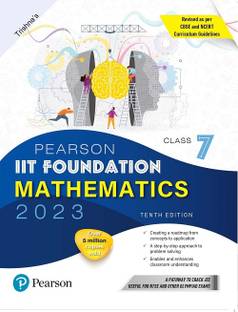 Pearson IIT Foundation Mathematics Class 7, Revised As Per CBSE And NCERT Curriculum Guidelines With Includes Active App -To Gauge Self Preparation - 10th Edition 2023