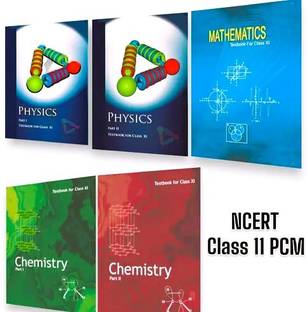 NCERT Science Book Set (PCM) 1.Physics Textbook Part1 And Part 2 2. Chemstry Textbook Part 1 And Part 2 3. Mathematics Textbook (HARDCOVER) NCERT 11th CLASS 5 COMBO BOOK (ENGLISH MEDIUM)