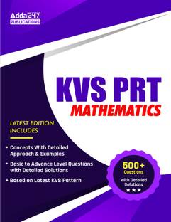 KVS Maths For PRT Exam (English Printed Edition) By Adda247