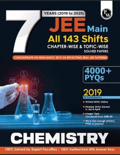 PW JEE Main 7 Years (2019-2025) Chemistry Chapterwise And Topicwise PYQs For 2026