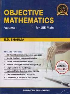 Objective Mathematics For Jee Main -2023, (Volume - 1 & 2) Set Of Two Books By R. D. Sharma
