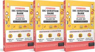 Oswal-Gurukul Most Likely ISC Science Stream PCB Question Bank Class 12 Bundles (Set Of 3) : Physics, Chemistry, & Biology For Exam 2024