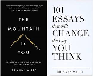 The Mountain Is You 101 Essays That Will Change The Way You Think (Brianna Wiest Combo)