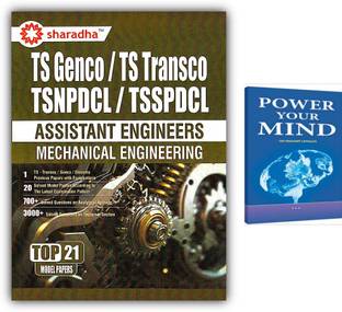 TS Transco / Genco TSNPDCL / TSSPDCL Assistant Engineers Fully Solved Guide For MECHANICAL Engineering With Previous Papers And Top Model Papers, Pack Of 2 Books