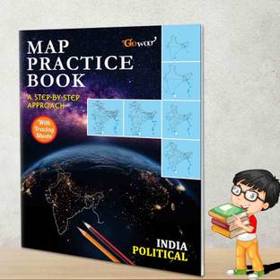 INDIA POLITICAL - MAP PRACTICE BOOK | "Discover India: Political Map Practice Guide"