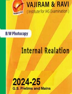 Vajiram & Ravi International Relations IR Book For IAS General Studies(GS)-Yellow Book Prelims & Mains 2024-25 Printed Notes- English (Photocopy B/W Study Material) (Paperback Vajiram & Ravi Photocopy) (Paperback, Vajiram & Ravi)