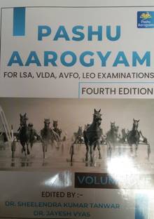 Pashu Aarogyam For Lsa,vlda,avfo,leo Examination Vol-1