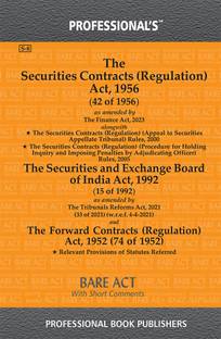Securities Contracts (Regulation) Act, 1956 As Amended By Finance Act, 2021