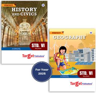 Std 6 Perfect Notes History - Civics And Geography Book | English Medium | Maharashtra State Board | Includes Textual Question Answers, Chapterwise Assessment And Pictorial Explanations | Based On Std 6th New Syllabus