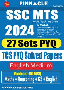 SSC MTS 2024 27 Sets PYQ: TCS PYQ Solved Papers English Medium