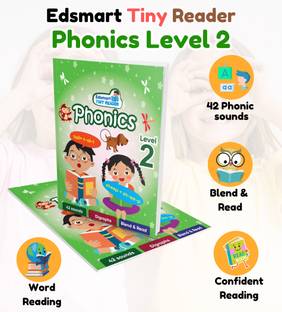 English Phonics Book, Phonics Reader Level 2 , Vowel Letter Sounds , Phonics Activity Book , Phonics Books 4 Years, Phonics Worksheets ,Letter Sounds Book, A-Z Sounds, Paperback