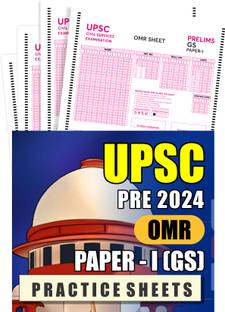 StudyIQ OMR Sheets For Practice UPSC Prelims Paper - I Latest, 100 MCQs - Pack Of 50 Pages StudyIQ
