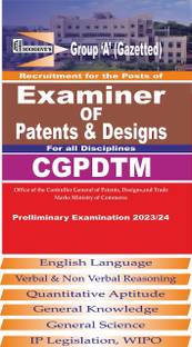 Examiner Of Patents & Designs CGPDTM Recruitment (Group A Posts) (6 Booklets) Preliminary And Mains 2023-24
