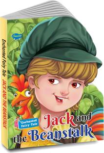 Enchanted Fairy Tale Jack And The Beanstalk Board Book Large Size (Die Cut Shape Book)