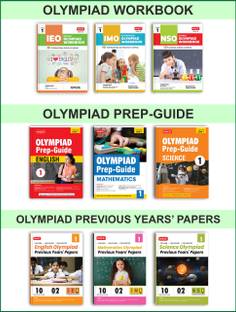 MTG Class-1 (Mathematics, Science & English) IMO-NSO-IEO Olympiad Workbook, Prep-Guide & Previous Years Papers (PYQs) With Mock Test Paper - SOF Olympiad Books For 2024-25 Exam (Set Of 9 Books)