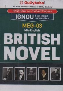 Gullybaba Ignou Meg-03 British Novel For Master Of Arts [ma] Best Book With Solved Papers