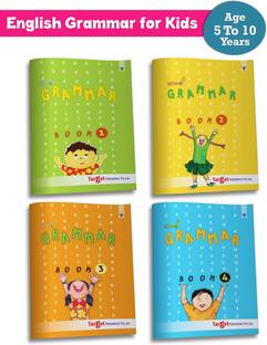 Nurture English Grammar Book For Children | Grammar And Composition Practice Exercises With Answers For Primary Students | Age 5 To 10 Year Old| Part 1 To 4 | Pack Of 4 Books