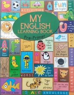 MCP- My English Learning Book (Pre - Primer) For All Children, Kids | Trace On The Dotted Line Writing Letters, Fun With Letters, Activity Book For Kids & Children, Handwriting | Early Learning Book | Etc