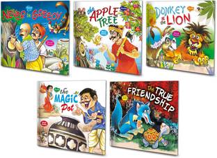Never Be Greedy, The Apple Tree, The Donkey & The Lion, The Magic Pot, The True Friendship | 5 Moral Stories By Sawan