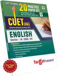 CUET UG 2025 | English Language Book Section 1A | Practice Question Paper Set With Solutions