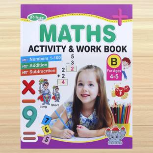 Maths Activity & Workbook For Kids – Numbers 1-100, Addition & Subtraction Practice Book (80 Pages) | Number Writing, Number Names, Counting, Place Value, Comparison, Tables & More | Ages 4–8