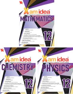 Xam Idea Physics , Chemistry & Mathematics (3-Books Set) Class 12 Book | CBSE Board | Chapterwise Question Bank | Based On Revised CBSE Syllabus | NCERT Questions Included | 2024-25 Exam