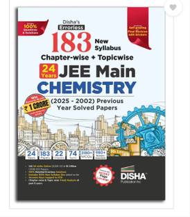 Disha's 183 New Syllabus Chapter-Wise & Topic-Wise JEE Main Chemistry (2025 - 2002) Previous Year Solved Papers 9th Edition | NCERT PYQ Question Bank With 100% Detailed Solutions (Paperback, Disha Experts)