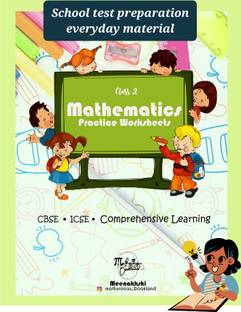 Class 2 Grade 2 Mathematics Practice Worksheets Book| Cbse/icse | Chapterwise Book, Question Papers, Mental Math, Word Problems, Dodging Of Tables, Workbook| By Mathsninjas Bookland